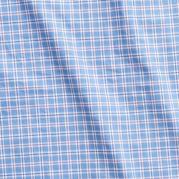 Light Blue Multi Slim Fit Plaid Poplin Shirt Polo Ralph Lauren 7