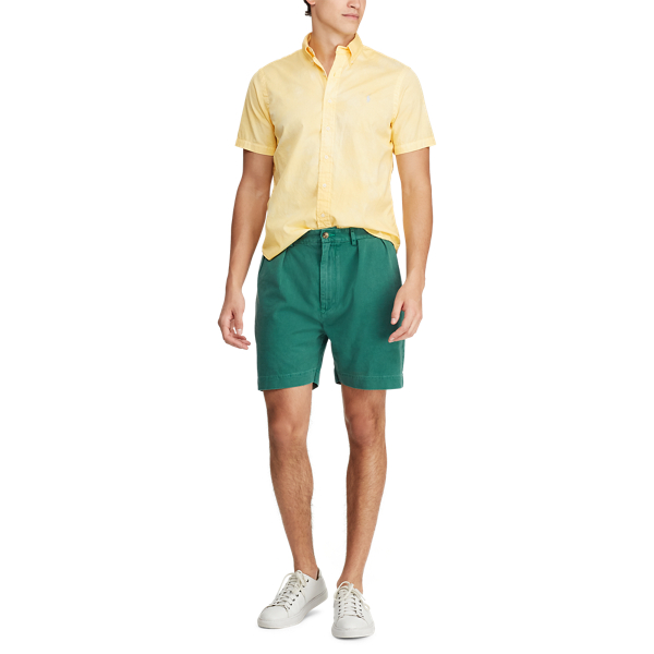 Corn Yellow Custom Fit Chino Shirt Polo Ralph Lauren 4