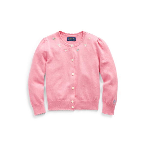 Floral Cotton Cardigan Girls 1.5-6.5 Years 1