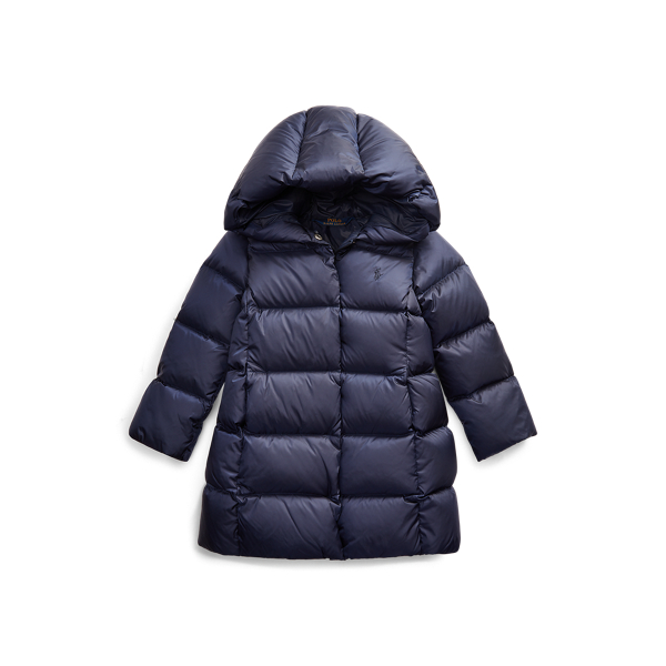 Quilted Down Long Coat Girls 2-6x 1
