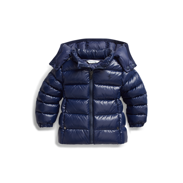 Quilted Hooded Down Jacket Baby Girl 1