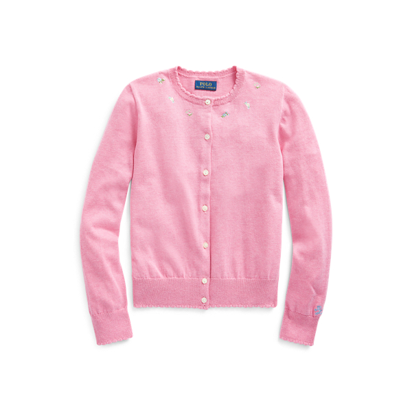 Floral Cotton Cardigan Girls 7-14 Years 1