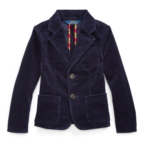 Stretch Cotton Corduroy Blazer Girls 1.5-6.5 Years em 1