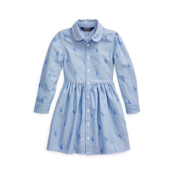 Robe-chemise poney en coton Girls 1.5-6.5 Years en 1