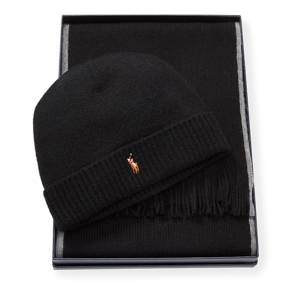 Ralph lauren hat scarf glove set best sale