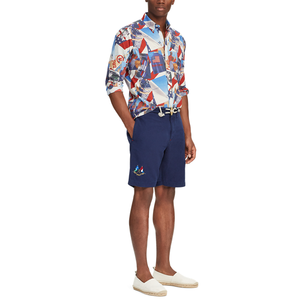 Newport Navy Classic Fit Linen-Cotton Shorts Polo Ralph Lauren 2