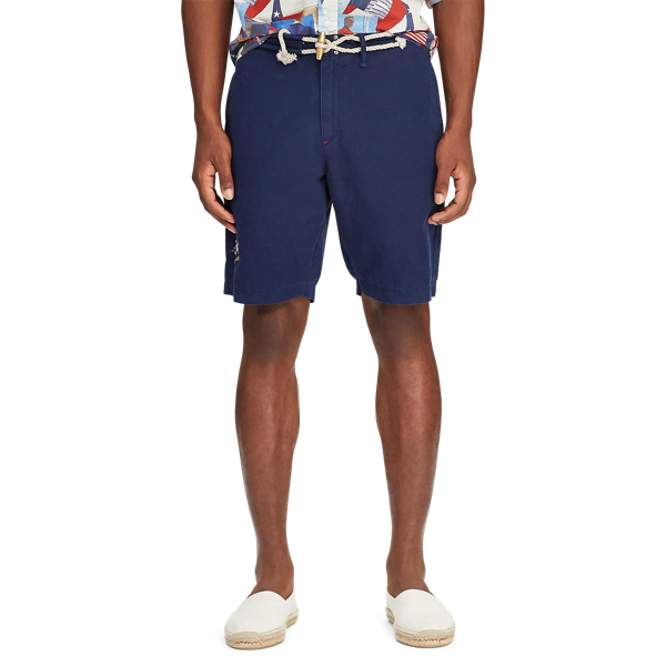 Newport Navy Classic Fit Linen-Cotton Shorts Polo Ralph Lauren 3