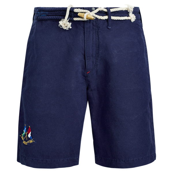 Classic Fit Linen-Cotton Short Polo Ralph Lauren in 1