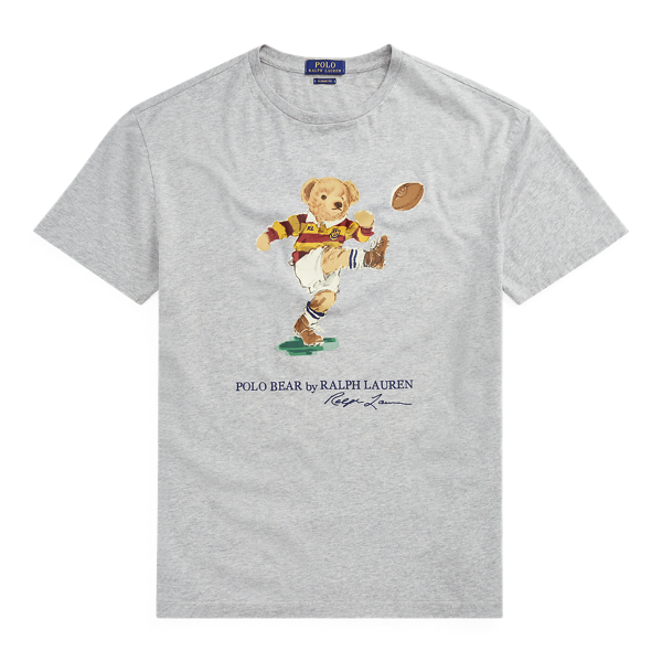 Classic Fit Rugby Bear Tee Big & Tall 1