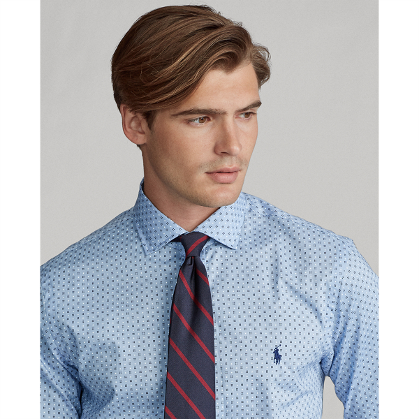 Button Diamond Classic Fit Geometric Shirt Big & Tall 5