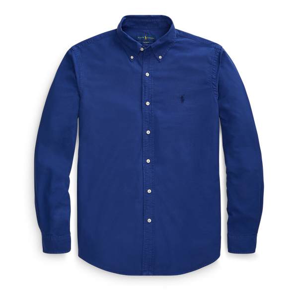Custom Fit Garment-Dyed Oxford Shirt Polo Ralph Lauren 1