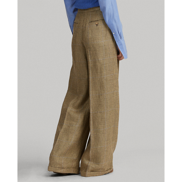 Pantalon en tweed prince-de-galles Polo Ralph Lauren en Prince-de-galles/Bleu d&eacute;co 5