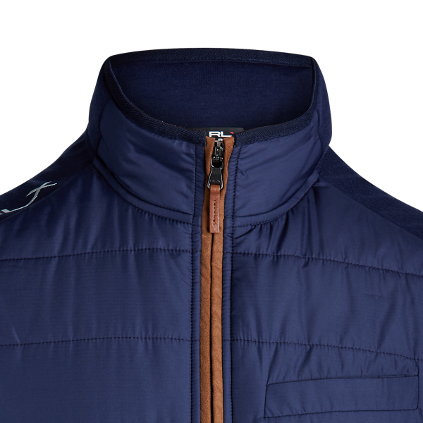 Refined Navy Stretch Hybrid Gilet RLX 5