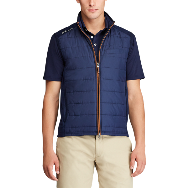 Refined Navy Stretch Hybrid Gilet RLX 3