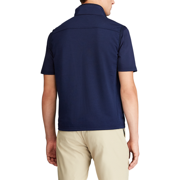 Refined Navy Stretch Hybrid Gilet RLX 4