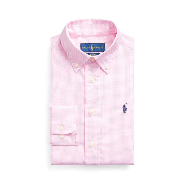 Slim Fit Gingham Cotton Dress Shirt Ralph Lauren