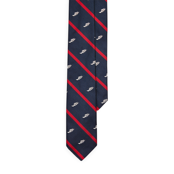 Corbata Club estrecha de seda Polo Ralph Lauren en 1