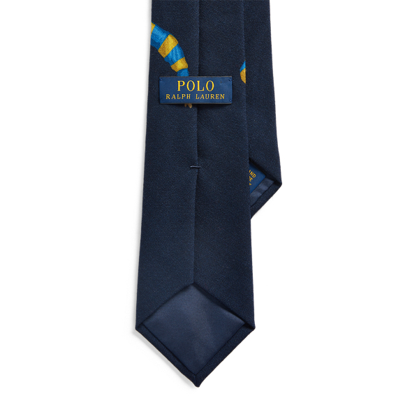Navy Rugby Player Wool Tie Polo Ralph Lauren 2