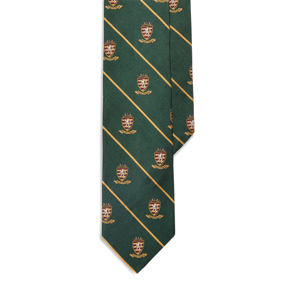 Striped Silk Narrow Club Tie