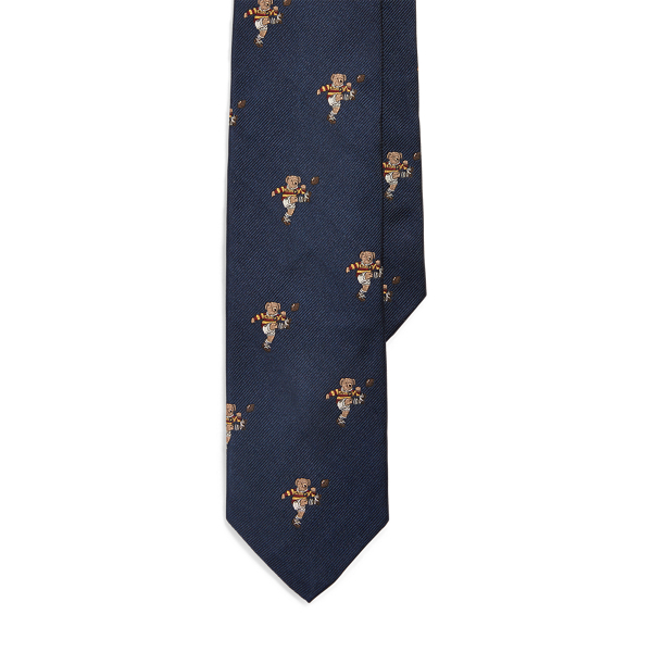 Kicker Bear Silk Narrow Tie