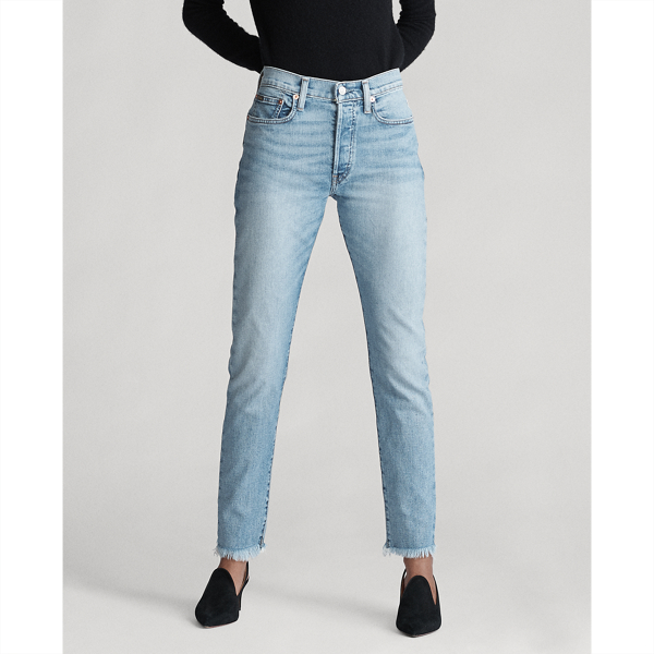 Light Indigo Callen High-Rise Slim Jean Polo Ralph Lauren 3