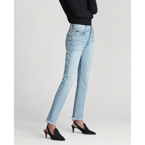 Light Indigo Callen High-Rise Slim Jean Polo Ralph Lauren 4