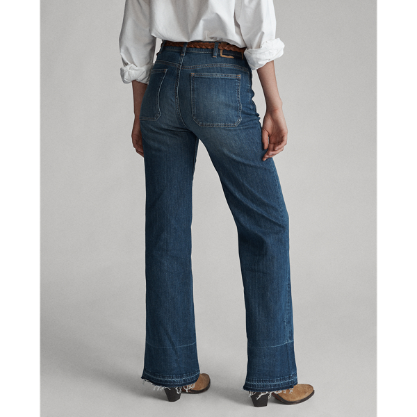 Dark Indigo Flare Stretch Jeans Polo Ralph Lauren 5