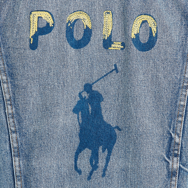 Truckerjacke aus Denim Polo Ralph Lauren in Helles Indigo 8