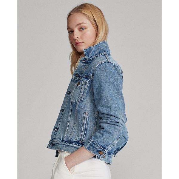 Truckerjacke aus Denim Polo Ralph Lauren in Helles Indigo 5
