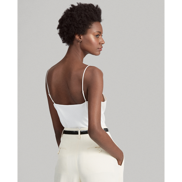 Trophy Cream Silk Crepe Camisole Polo Ralph Lauren 4