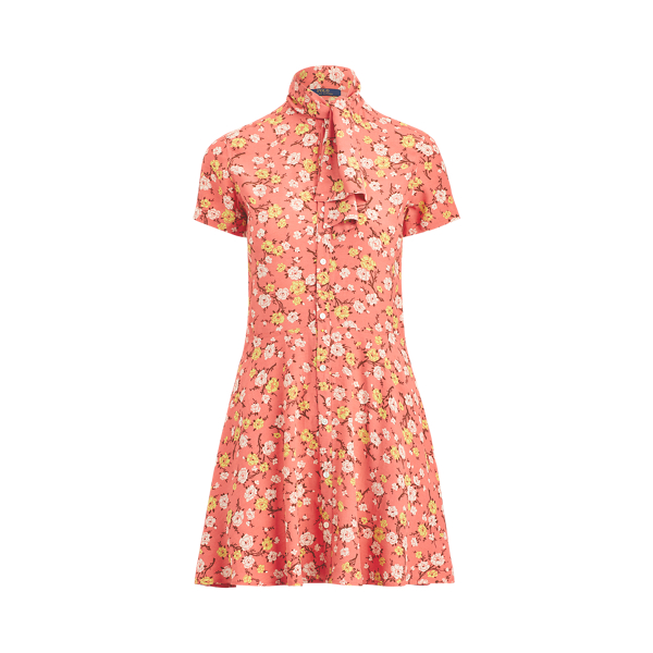 Necktie Fit-and-Flare Dress Polo Ralph Lauren 1