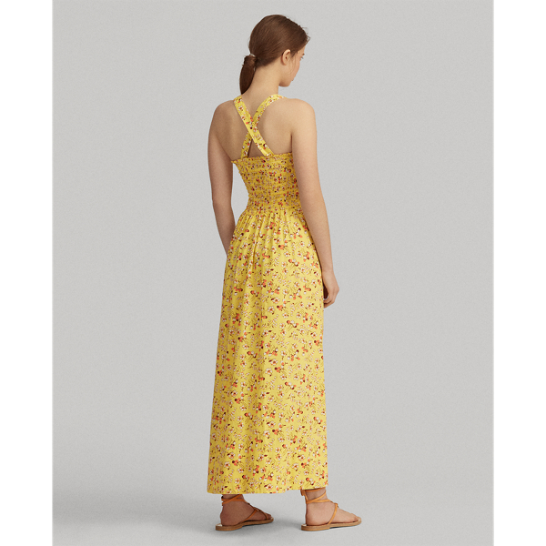 Yellow Floral Floral Cotton Maxidress Polo Ralph Lauren 4