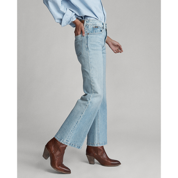 Light Indigo Laight Cropped Flare Polo Ralph Lauren 4