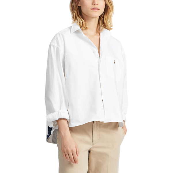 White Boy Fit Graphic Oxford Shirt Polo Ralph Lauren 5