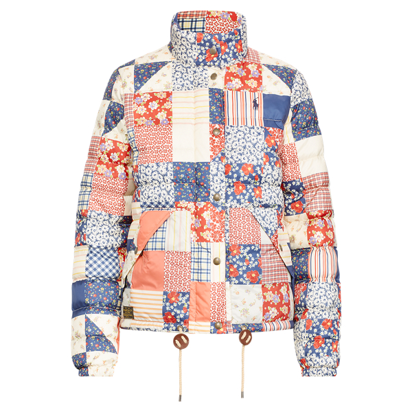 Patchwork polo jacket on sale