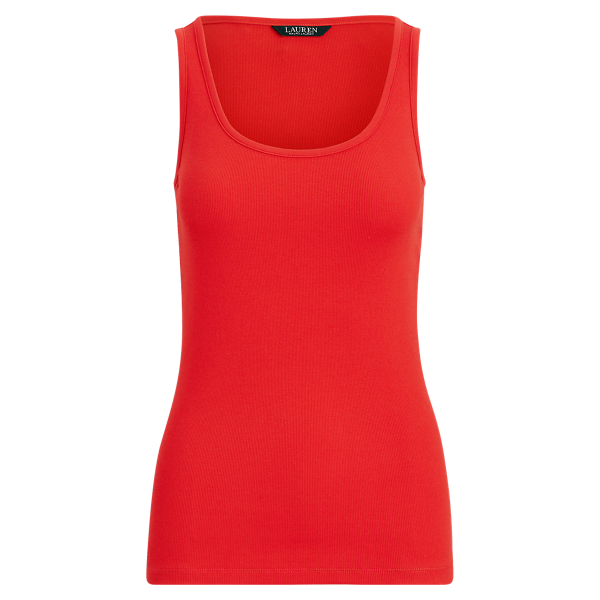 Geranium Cotton-Blend Tank Top Lauren 1