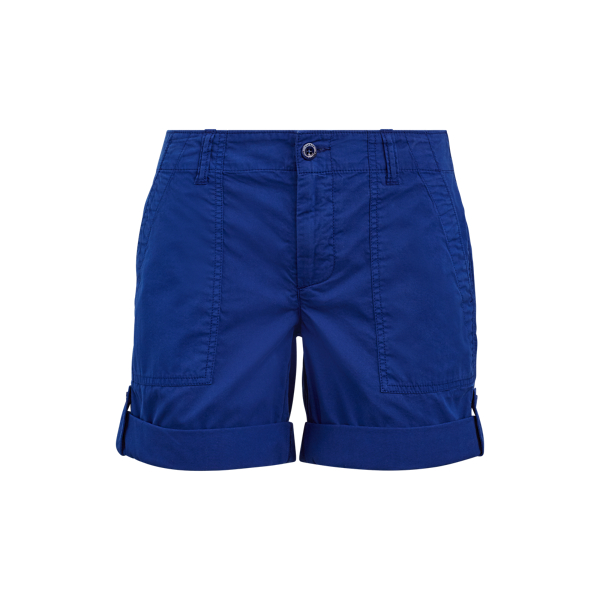 Deep Blue Cotton Twill Short Lauren 1