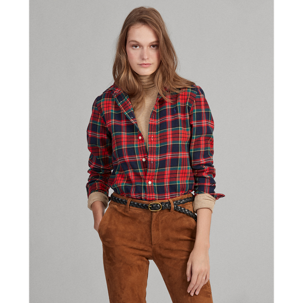 Tartán Camisa Escocesa Roja Cómo Combinar Camisa Camisas A Cuadros