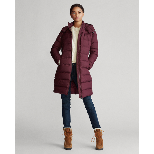 Claret Hue Belmont Down-Fill Coat Polo Ralph Lauren 4