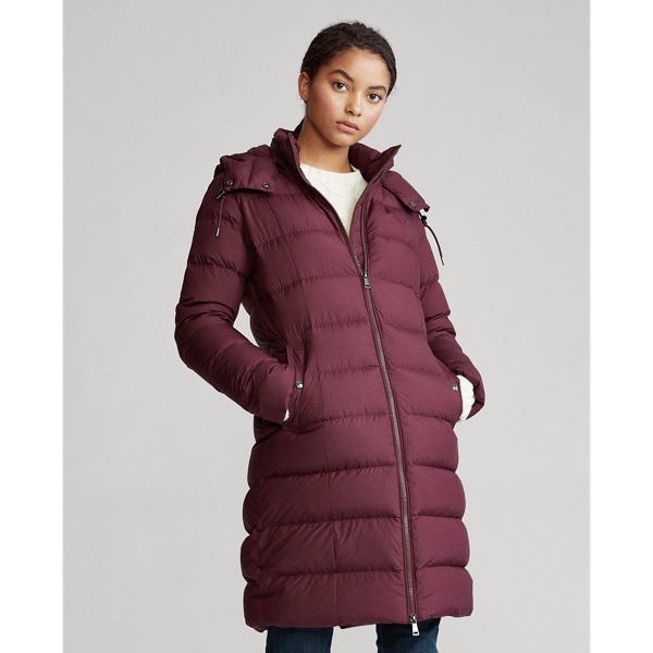 Claret Hue Belmont Down-Fill Coat Polo Ralph Lauren 6
