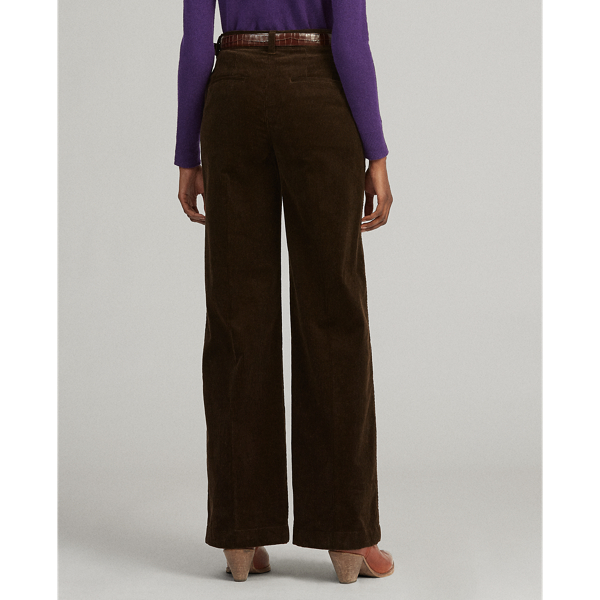 Pantalon droit en velours c&ocirc;tel&eacute; Polo Ralph Lauren en Brun antique 5