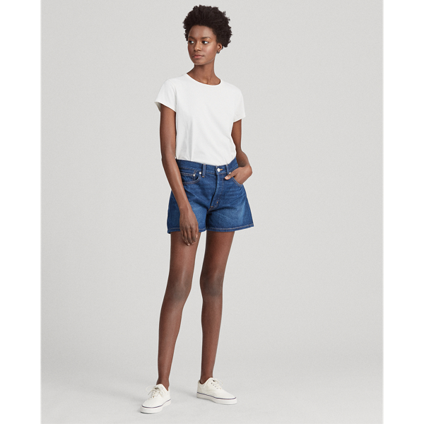 Medium Indigo Limited-Edition Denim Short Polo Ralph Lauren 4