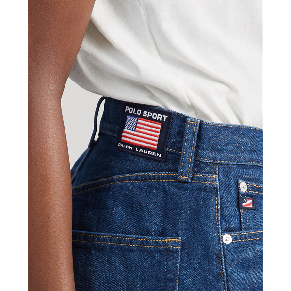 Medium Indigo Limited-Edition Denim Short Polo Ralph Lauren 7