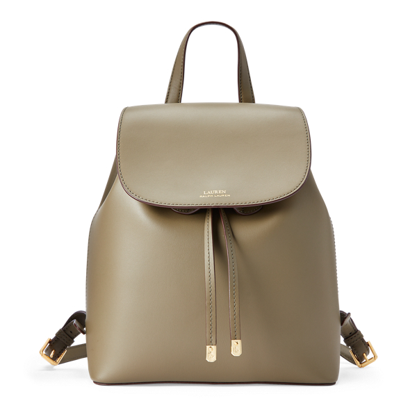 Leather Drawstring Backpack for Women Ralph Lauren IN