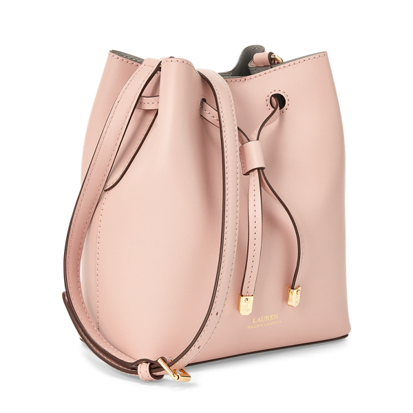 Mellow Pink/Porcini Mini Debby II Drawstring Bag Lauren 3
