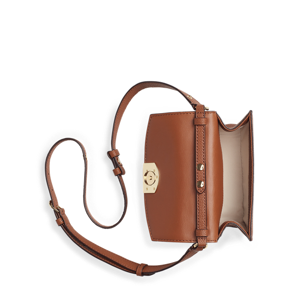 Lauren Tan Leather Crossbody Bag Lauren 4