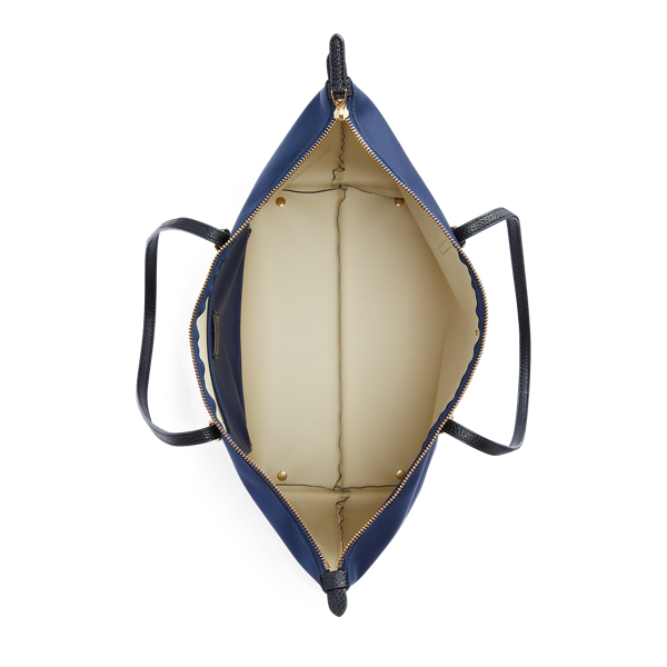 Navy Medium Nylon Keaton Tote Lauren 5