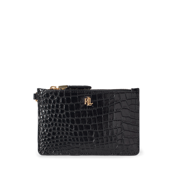 Leather Zip Card Case Lauren 1