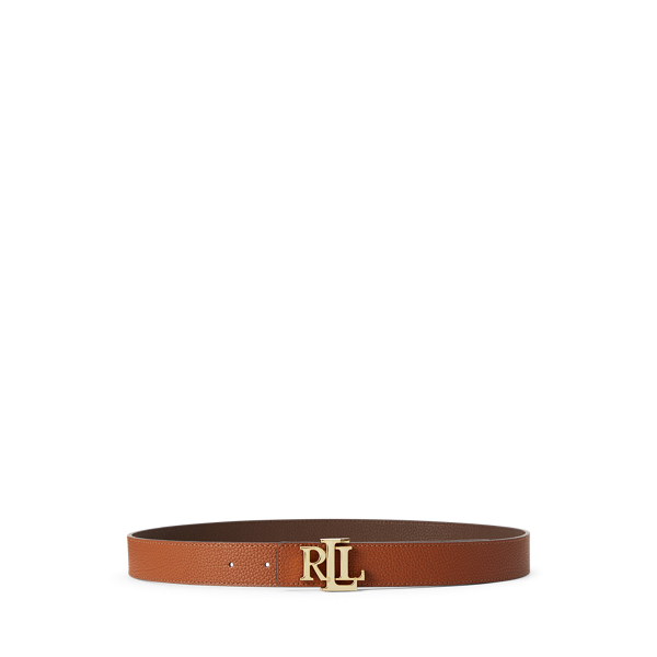 Logo Reversible Leather Belt Lauren 1