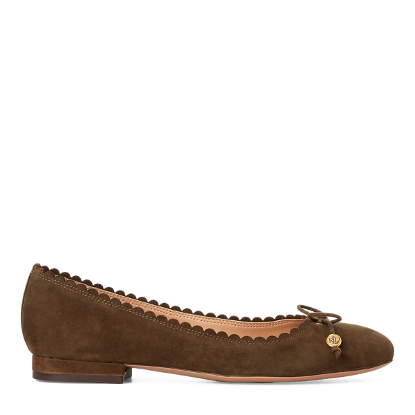Glennie Suede Flat Lauren in 1